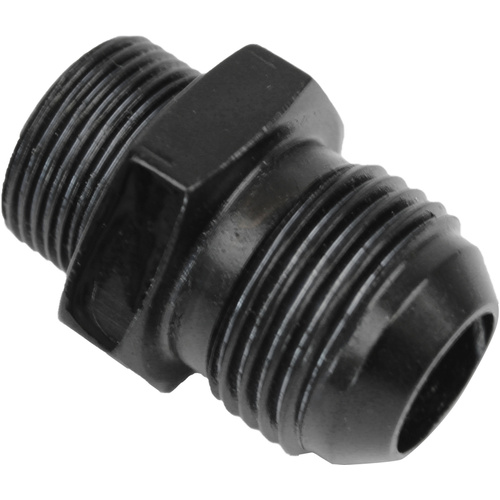 Proflow Valve Cover Breather Adaptor Hose End To -10AN, Black, For Holden Commodore VL, For Nissan RB