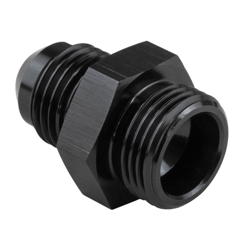 Proflow Fitting, Inlet Fuel Straight Adaptor Male -06AN To 5/8in. x 20, Black