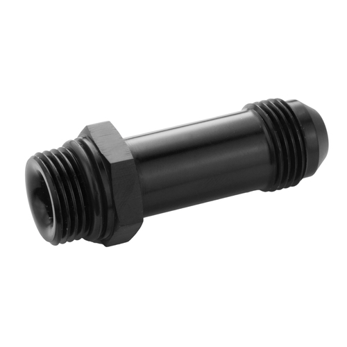 Proflow Quick Release Fuel Fitting Holley Inlet Feed -08AN Male To -08AN Male 2in., Black