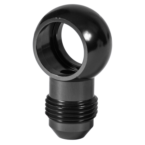 Proflow Fitting Banjo to Hose End 18mm To -06AN, Black