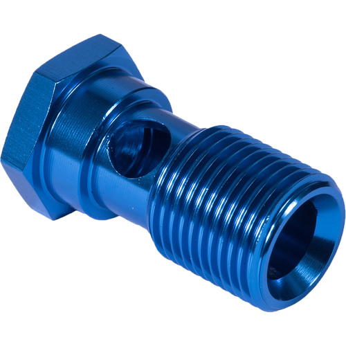 Proflow Fitting Banjo Bolt 1/4in. Bspp Thread, Blue