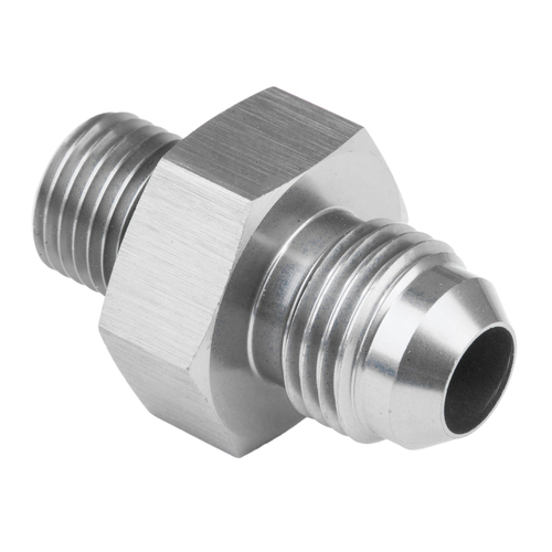 Proflow Fitting Adaptor Male 12mm x 1.25mm To Fitting Adaptor Male -03AN, Silver