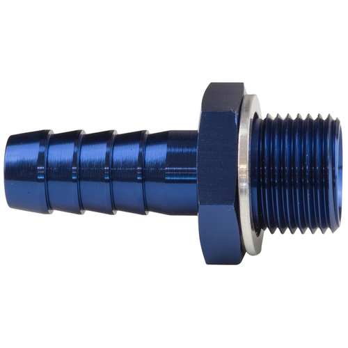 Proflow Fitting Adaptor Male 12mm x 1.50mm To 8mm Barb, Blue