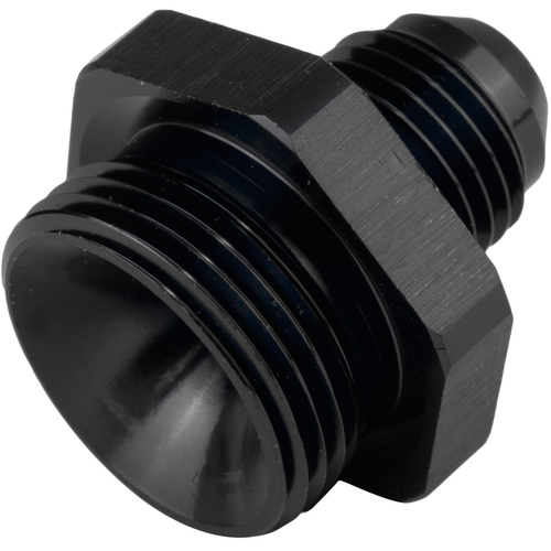 Proflow Fitting Adaptor Male 22mm x 1.50mm To Fitting Adaptor Male -06AN, Black