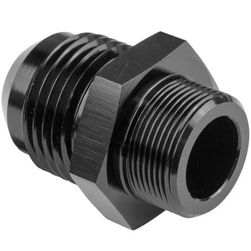 Proflow Fitting Adaptor Male 19mm x 1.00mm To Fitting Adaptor Male -10AN, Black