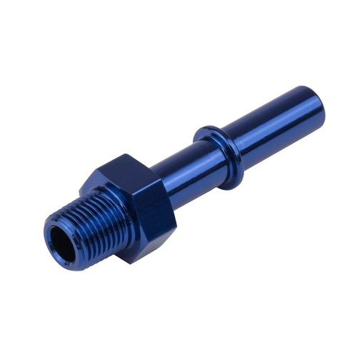Proflow Fitting Male 5/16 Quick Connect to 1/8in. NPT Male, Blue