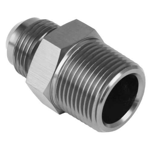 Proflow Adaptor Male -03AN To 1/16in. in. NPT Straight, Silver