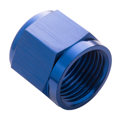 Proflow Aluminium Tube Nut AN For 3/16in. Tube, Blue