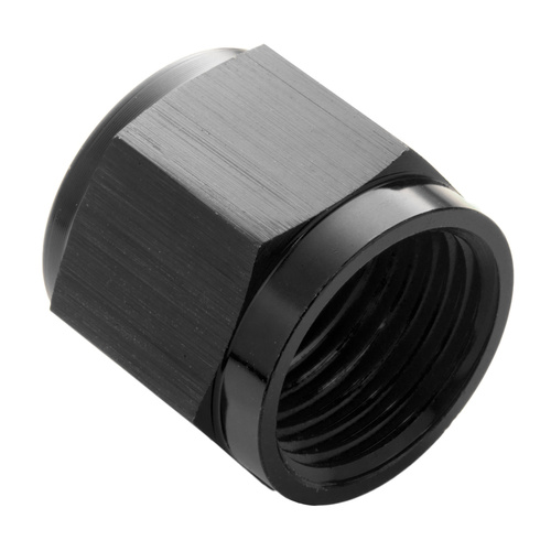 Proflow Aluminium Tube Nut AN8 For 1/2in. Tube, Black