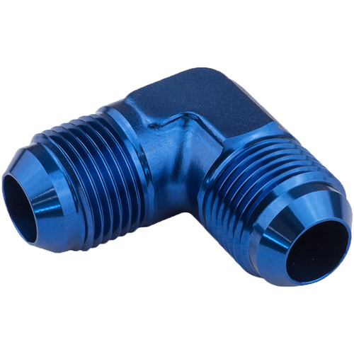 Proflow Flare Union -04AN 90 Degree Union, Blue