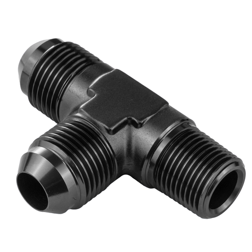 Proflow Flare Flare Union Adaptor -03AN To 1/8in. NPT On Run, Black