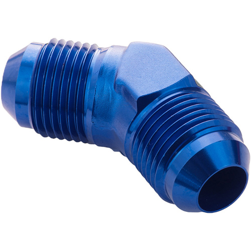 Proflow Male Flare Union Adaptor -03AN 45 Degree Union, Blue