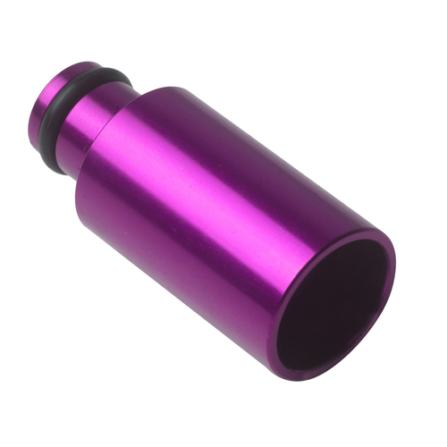 Proflow Aluminium Fuel Injector Adaptor 14mm Male To 14mm Female Long, Purple