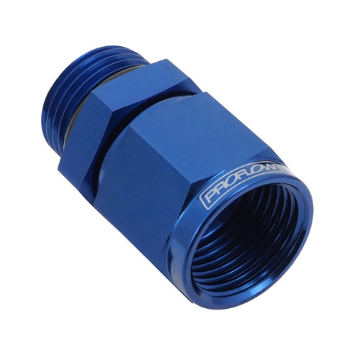 Proflow Fitting Adaptor Male -06AN ORB To Female -06AN, Blue
