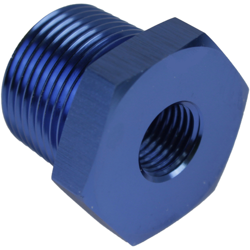 Proflow Fitting NPT Pipe Reducer 1/4in. To 1/8in., Blue