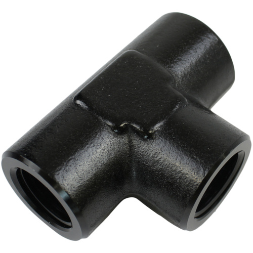 Proflow Female Adaptor Pipe Tee 1/8in. NPT, Black