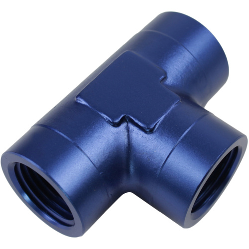 Proflow Female Adaptor Pipe Tee 3/8in. NPT, Blue