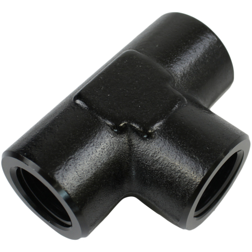 Proflow Female Adaptor Pipe Tee 3/8in. NPT, Black