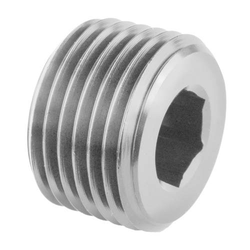 Proflow Fitting Aluminium Socket Plug 1/8in. NPT Stainless