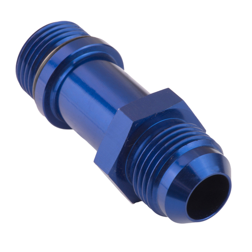 Proflow Male Extension Adaptor -06AN To Male 06AN O-Ring Thread, Blue