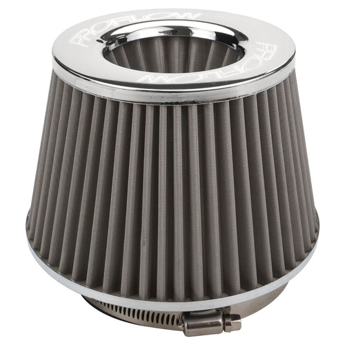 Proflow Air Filter Pod Style Stainless Steel 130mm High 76mm (3in. ) Neck