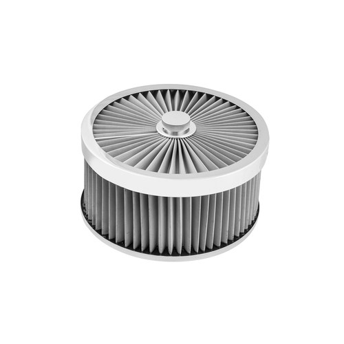Proflow Air Filter Assembly Flow Top Round Stainless Steel 9in. x 4in. Suit 5-1/8in. Flat Base