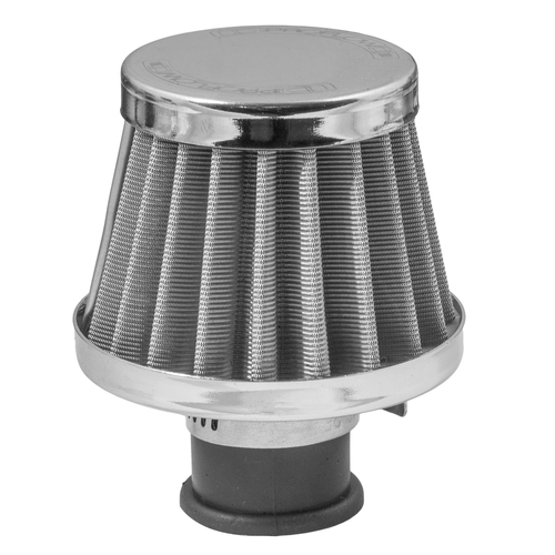 Proflow Mini Air Filter Breather 38mm High 9mm (3/8') Neck, Stainless