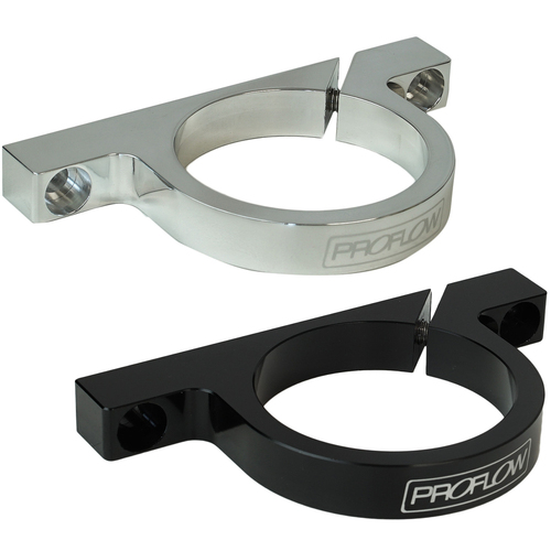 Proflow Aluminium Ignition Coil Bracket, Polished, 55mm Id, Each
