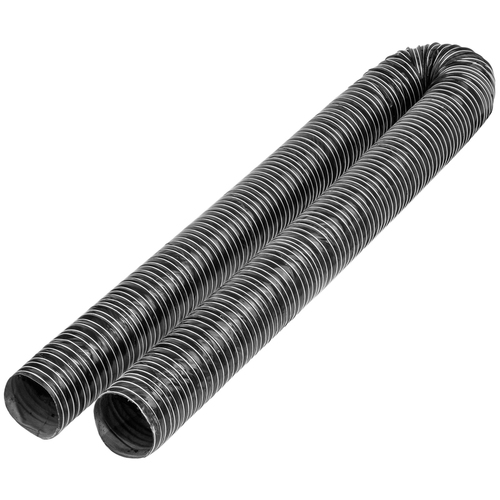 Proflow Silicone Brake Duct Hose Black Flexible 90mm (3.5in. ) x 2 Mtrs