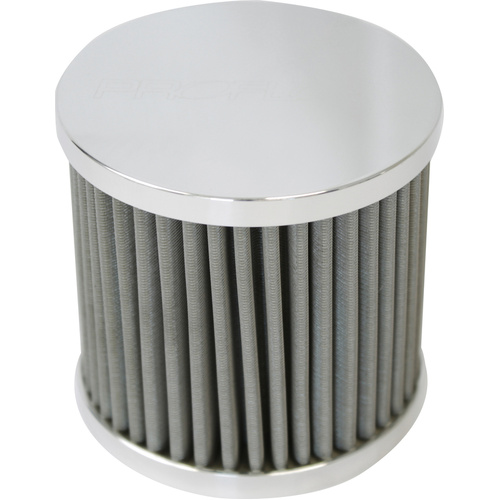 Proflow Oil Breather Filter Billet -10AN Female Thread, 90x78mm, Polished