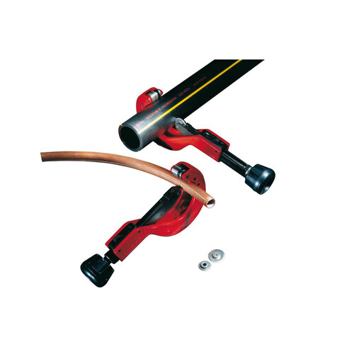 Proflow Tubing Cutter Tool, Red, Hard Lines Fits 6mm to 64 in. Diameter Pipe, Each