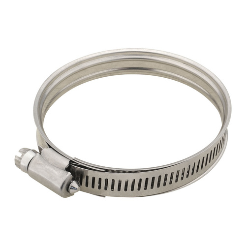 Proflow Dual Bead Hose Clamp, 26-39mm (1.00''-1.50'') Range, Stainless Steel, Each