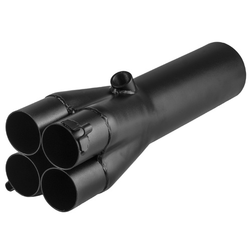Proflow Exhaust Collector Slip On Steel Header 12in. x 2-3/8in. Primary To 4-1/2in.