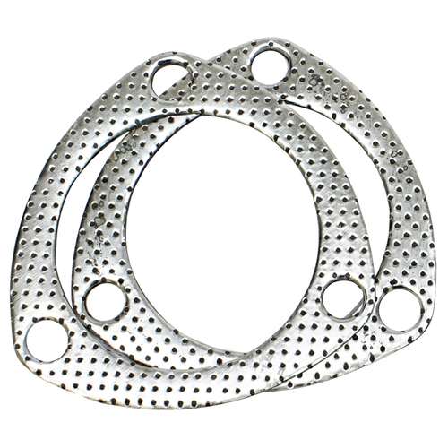 Proflow Collector Gaskets, Graphite, 3-Hole, 3.00 in. Inside Diameter, Pair