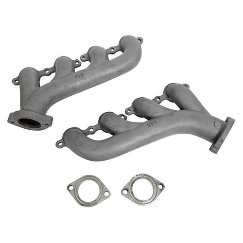 Proflow Exhaust Manifolds, LS, Natural Iron, Raw Casting, Chev ,Holden, LS Series Engines, Pair