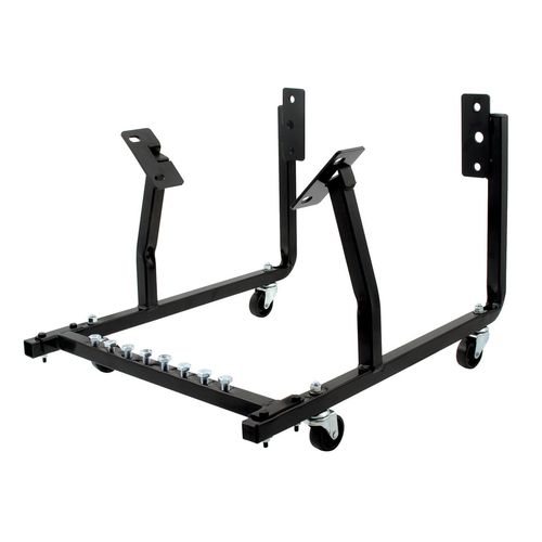 Proflow Engine Dolly, Steel, Silver Powder coat, Wheels Included, GM LS Chev For Holden, Each