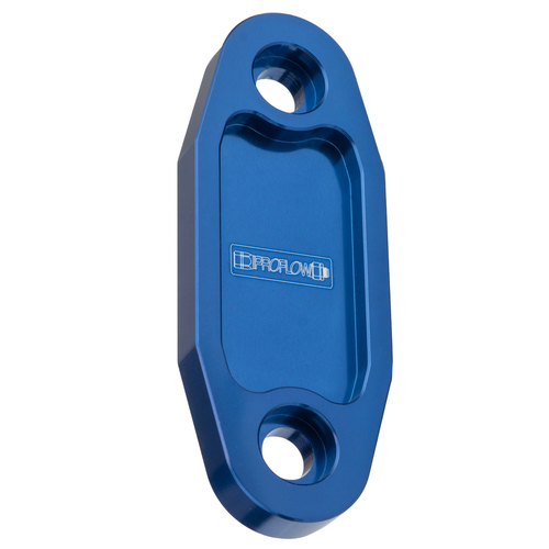 Proflow Fuel Pump Block-Off Plate, Aluminium, Blue Anodised, For Ford 302-351C, Each