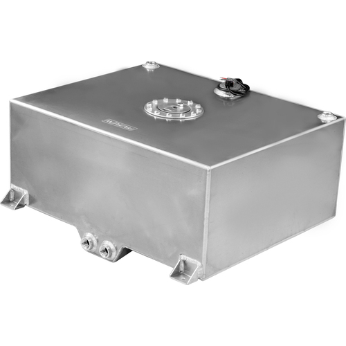 Proflow Fuel Cell, Tank, 20g, 78L, Aluminium, Natural 620 x 510 x 260mm, With Sender Two -10 AN Female Outlets, Each