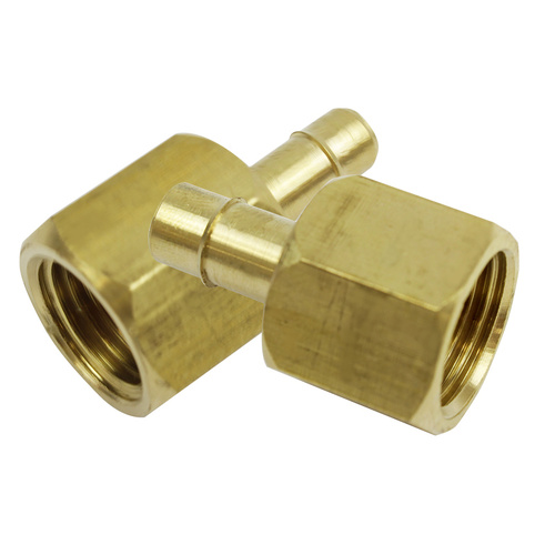 Proflow Fuel Line Connectors Metric Fuel Hose End Adapts 5/16in. Nylon To M14 x 1.6