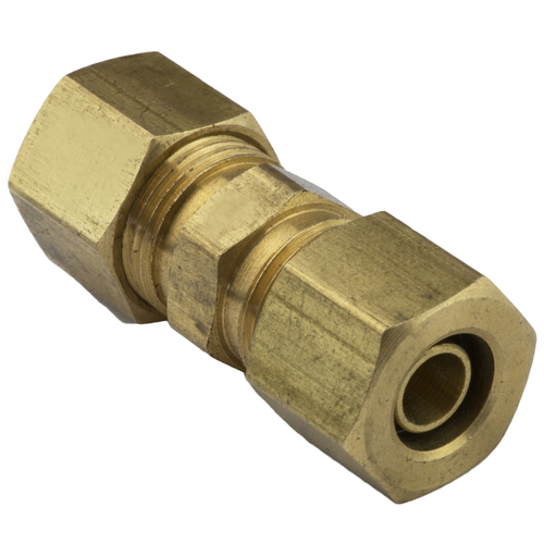 Proflow Fuel Line Connectors, Brass 3/8in. (10mm) To Fuel Line Connectors, Nylon 3/8in. (10mm) Joiner, Each