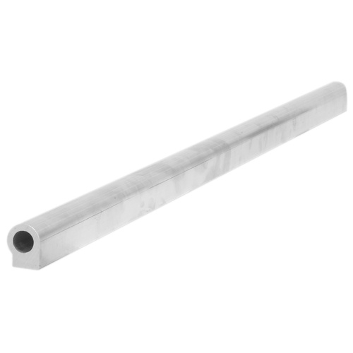 Proflow Fuel Rail Series Race Bore Extrusion, Raw, Aluminium, Natural, 1meter. Length, 20.4mm Diameter Fuel Passage, Each