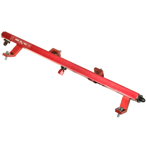 Fuel Rail Kit, Billet Aluminium, Red Anodised, Ford Falcon Barra, XR6 Turbo, BA-BF