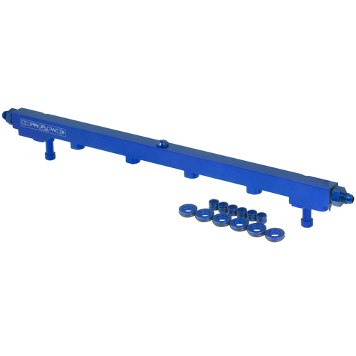 Proflow Fuel Rails Kit, Billet Aluminium, Blue, For Nissan RB25