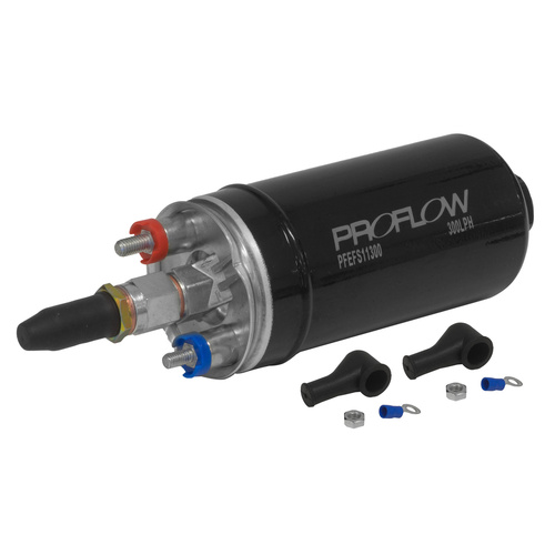 Proflow Fuel Pump, Bosch Style 044, 300 LPH @ 45 PSI, 650 HP, In-Tank/External, E85 Compatible, Universal