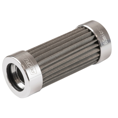 Proflow Fuel Filter Element, Billet Filters 302, Stainless Steel Mesh 100 microns, Each