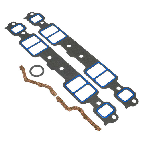 Proflow Intake Manifold Gasket Set, Pro Seal Silicone Bead, 2.09 in. x 1.28 in. Port, .060 in, SB Chev 283 to 400, Set