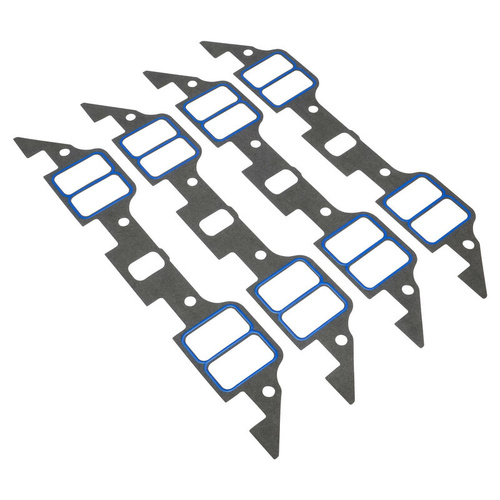 Proflow Intake Manifold Gasket Set, Pro Seal Silicone Bead, 2.270 in. x 1.23 in. Port, .030 in. Thick, Chrysler Big Block B/RB, Set Of 4