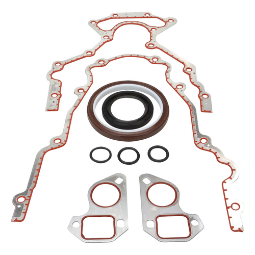 Proflow Timing Cover Gasket Kit LS, Timing , Rubber, Water Pump & Timing Cover Seal, Chev For Holden Commodore, LS, Set