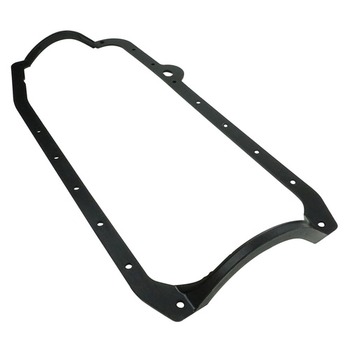 Proflow Oil Pan Gasket, 1-Piece, Rubber SB Chev Late 80 to 86, 2 Piece Rear Main Seal, Kit