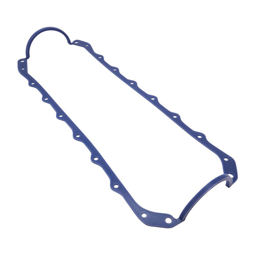 Proflow Oil Pan Gasket Set 1 Piece Rubber Blue, Holden Commodore, 253-304-308 V8 Red Motor, Set